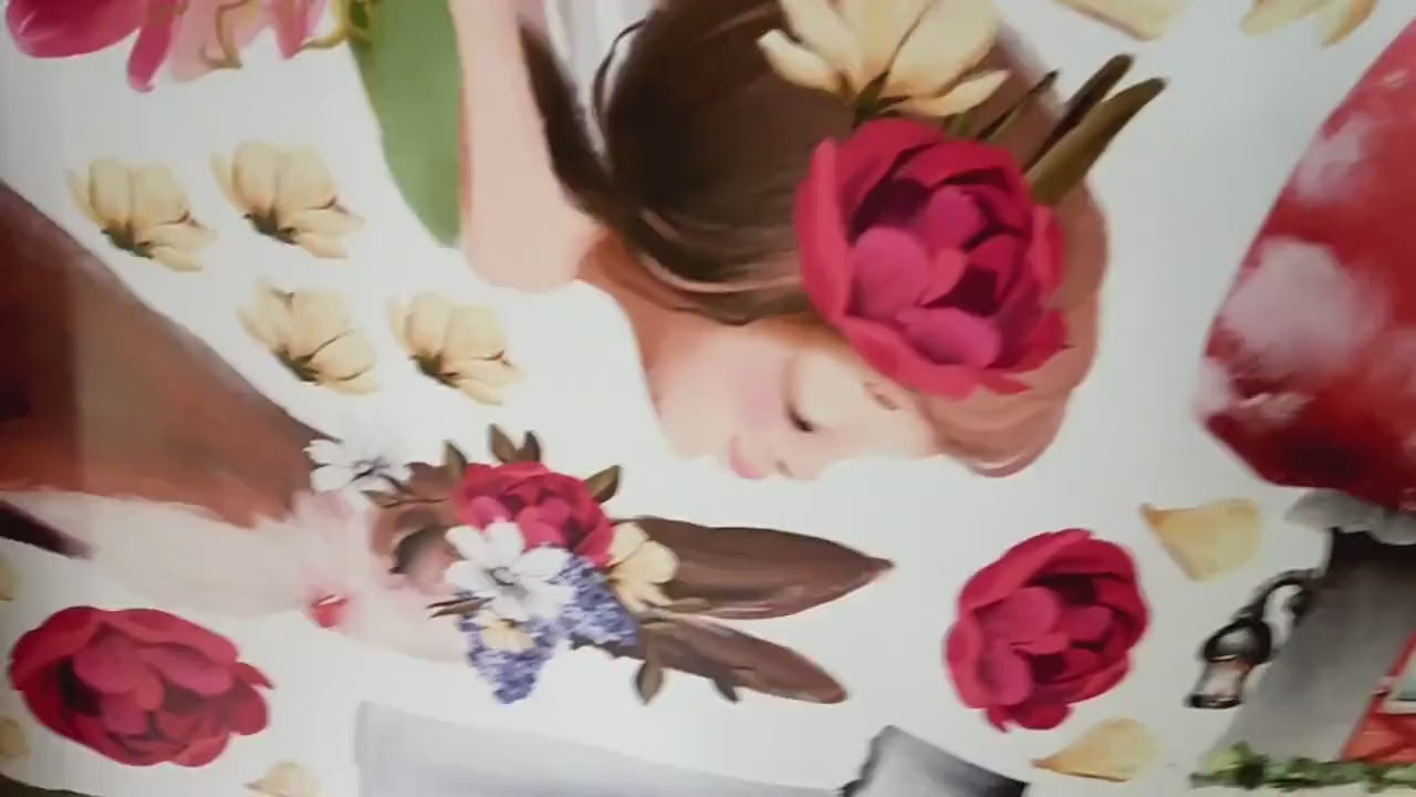 Fairy Tale Wall Decals for Baby Girl Room - Nursery Stickers with Little Fairy Decal Set