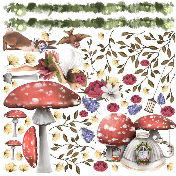 Fairy wall decals for girls