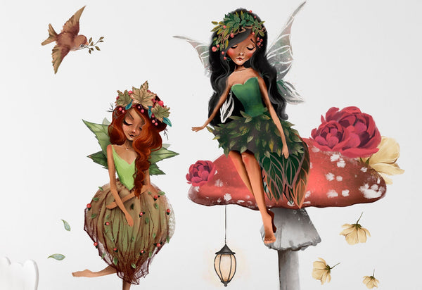 Fairy wall stickers - fairy decoration
