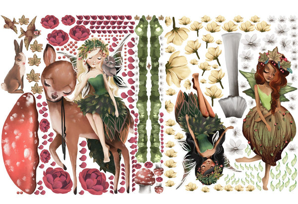 Fairy wall stickers - fairy decoration