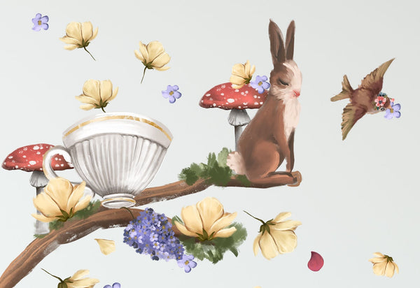 Fairies wall stickers - 281 elements