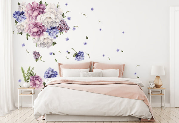 Wall stickers peonies