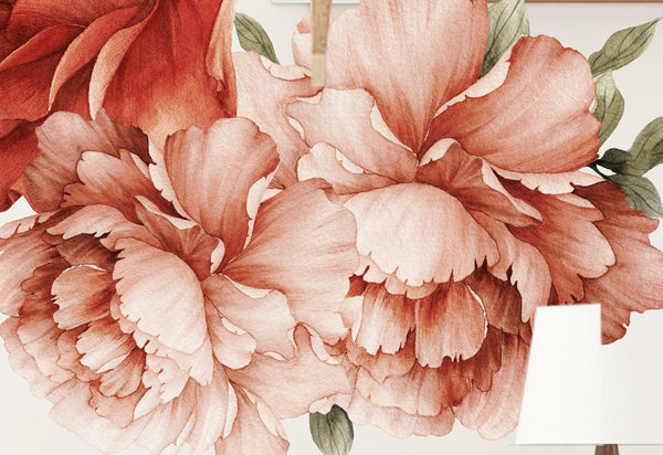 Peonies wall sticker