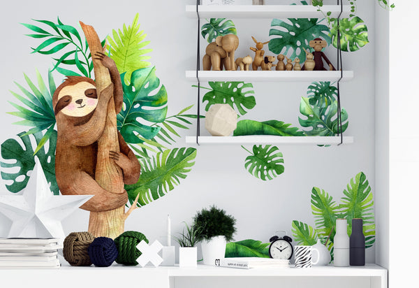 Sloth Wall Sticker for Nursery