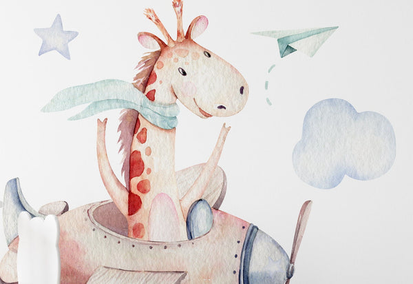 Airplane wall stickers for boy's room