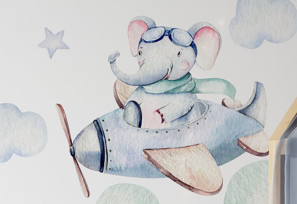 Airplane wall stickers for boy's room