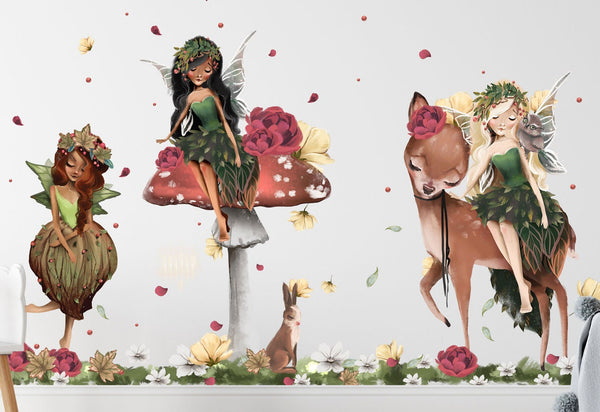 Fairy wall stickers - fairy decoration