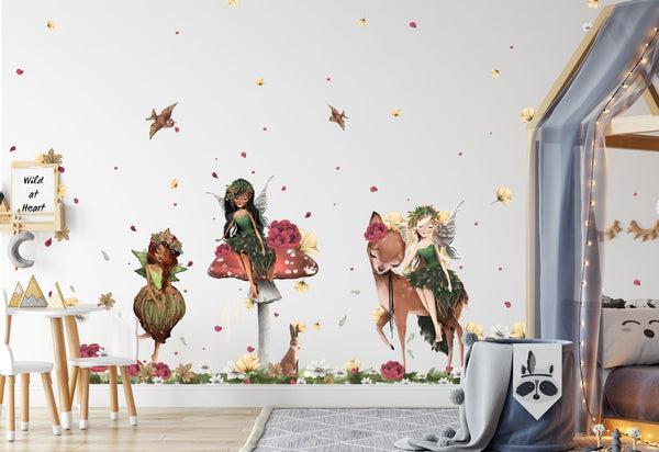 Fairy wall stickers - fairy decoration