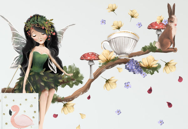 Fairies wall stickers - 281 elements