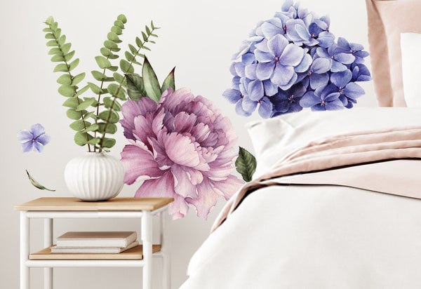 Wall stickers peonies