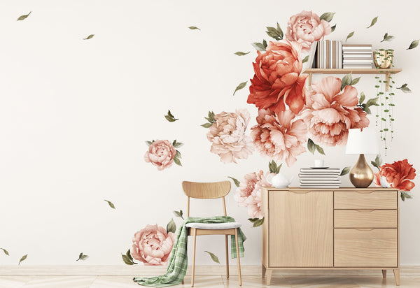 Peonies wall sticker