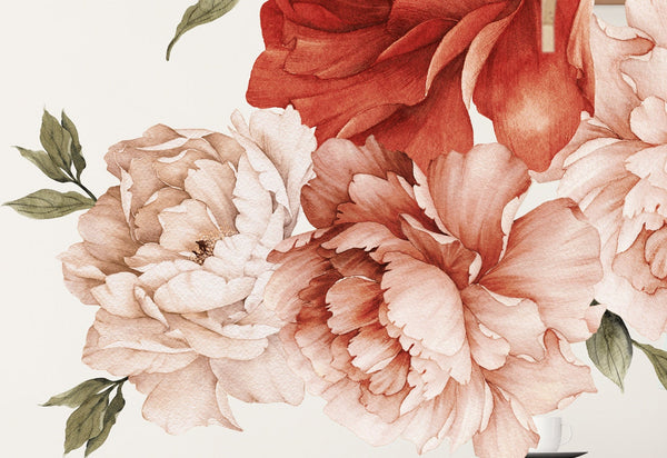 Peonies wall sticker