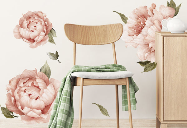 Peonies wall sticker