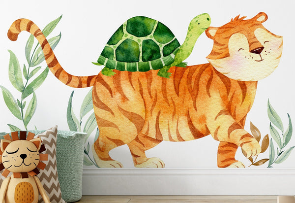 Nursery wall stickers jungle animals
