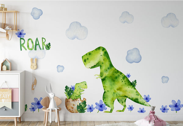 T-rex dinosaur wall sticker for kids room