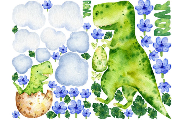 T-rex dinosaur wall sticker for kids room