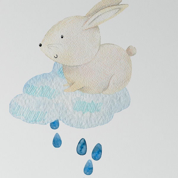 Forest animals wall sticker - 50 elements