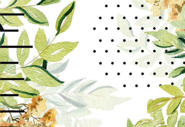 Watercolor Nursery Growth Chart - Fox