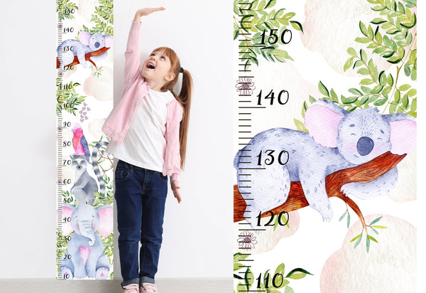 Height Chart - Animals Meditation