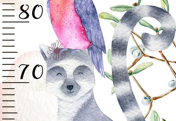 Height Chart - Animals Meditation