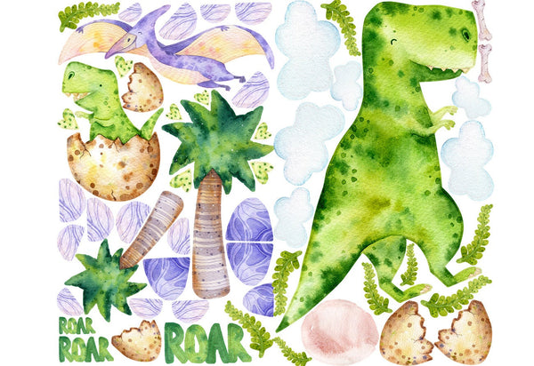 T-Rex dinosaur wall sticker for Children's Room