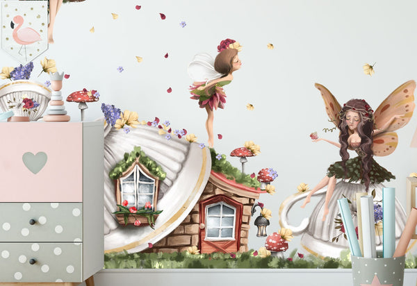 Fairies wall stickers - 281 elements