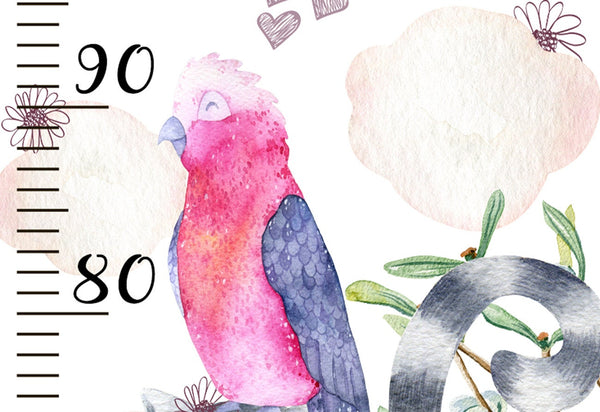 Height Chart - Animals Meditation