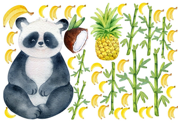 Panda wall sticker for kids room