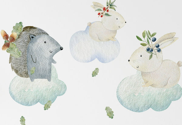 Vinilo animales del bosque