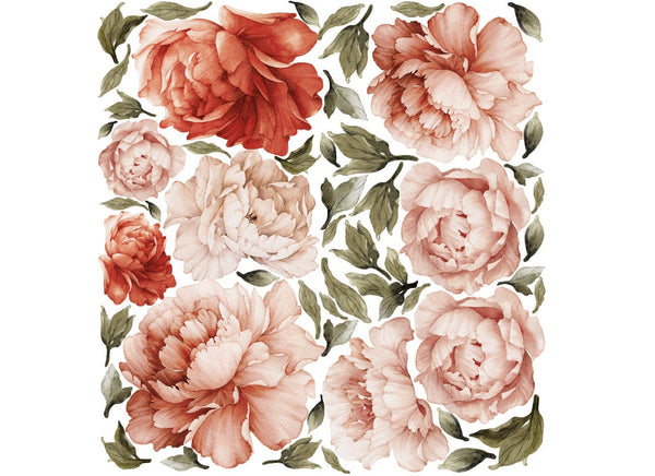 Peonies wall sticker
