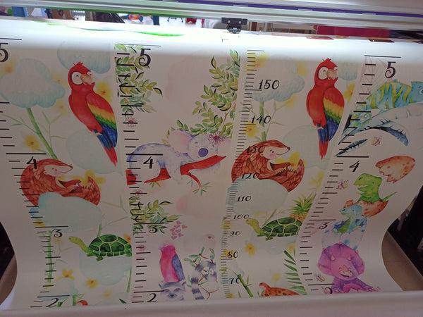 Height Chart - Animals Meditation