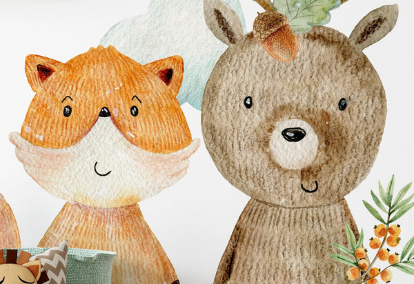 Vinilo animales del bosque