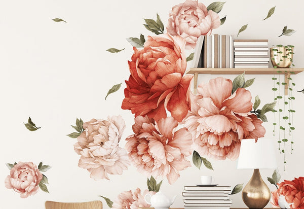 Peonies wall sticker