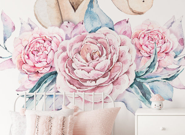 Unicorn wall sticker for girls