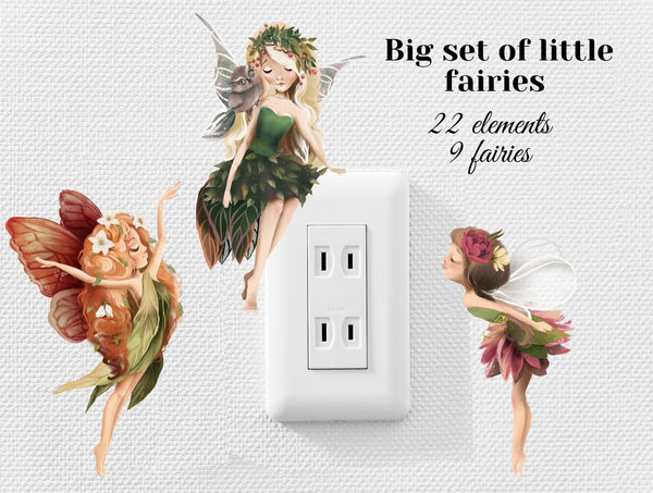 Fairy wall sticker