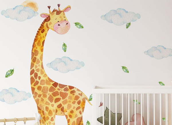 Giraffe wall decals