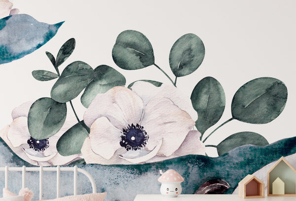 Whale wall decal - Ocean Sea nursery decor for kids room