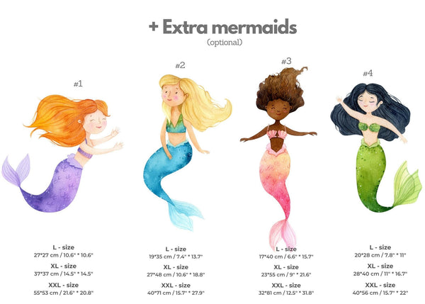 Ocean Animals Wall Decal - Nursery Undersea Wallsticker - Sea Animals Decals - Nautical Nursery Decor - Peel and Stick