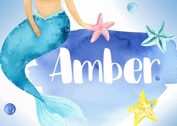 Mermaid Wall Decal, Sea ocean wall stickers, Girls bedroom decor