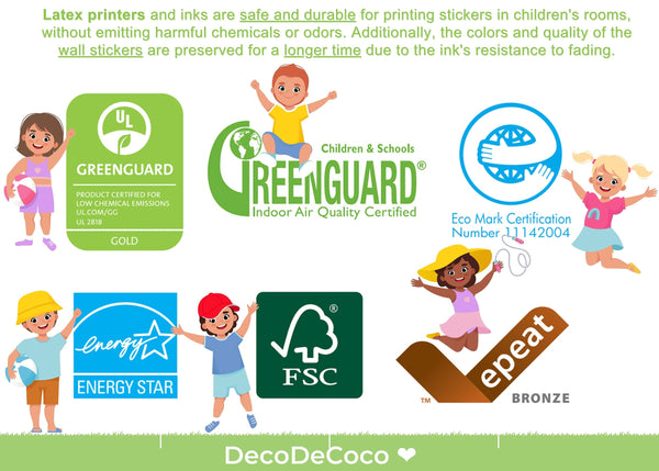 Vinilo de Pared de Dragones para Niños