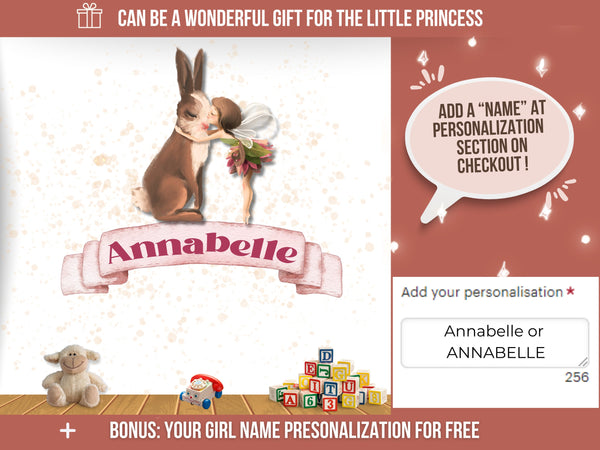 Fairy name personalization for girls