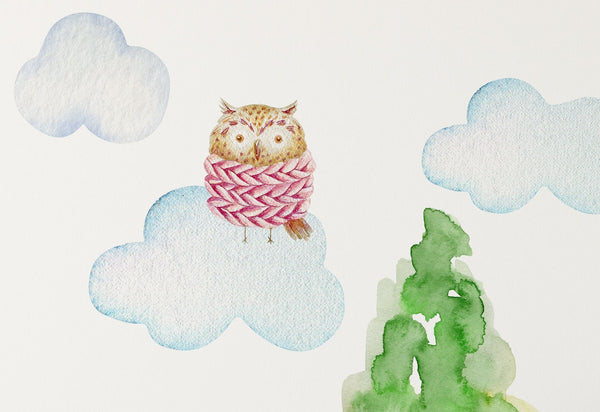 Wall stickers forest animals - Rabbit, Bear, Fox, Hedgehog
