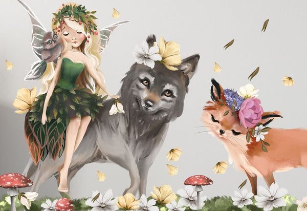 Fairy wall stickers set - 294 items
