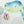 Blue Dinosaur Wall Decal for Kids Room