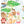 Wall stickers forest animals - Rabbit, Bear, Fox, Hedgehog