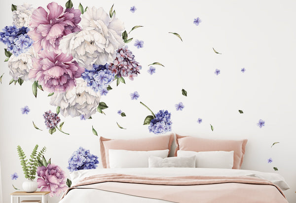 Wall stickers peonies