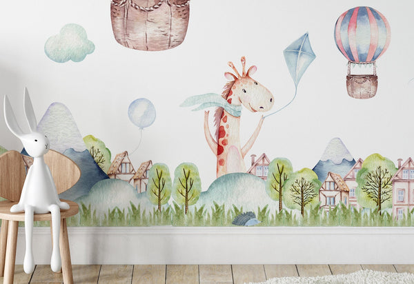 Mountain - wall sticker for nursery