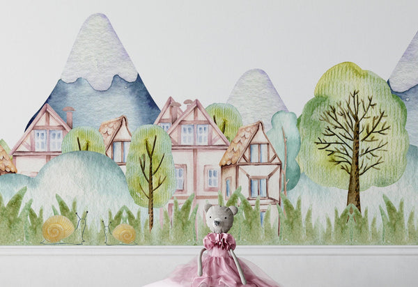 Mountain - wall sticker for nursery