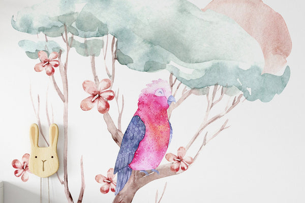 Meditation Animals Wall Sticker