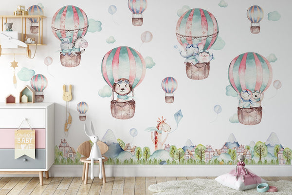 Mountain - wall sticker for nursery